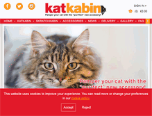 Tablet Screenshot of katkabin.co.uk